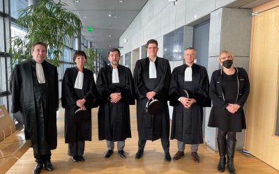 Prestation de serment des nouveaux juges